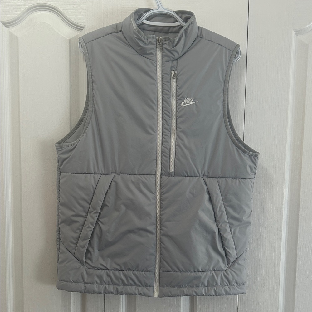 Nike Charcoal Gray Puffer Vest